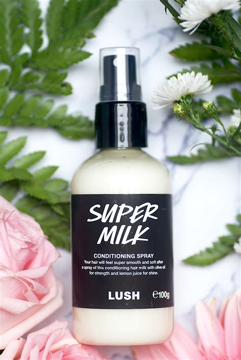 lush super milk conditioning spray.